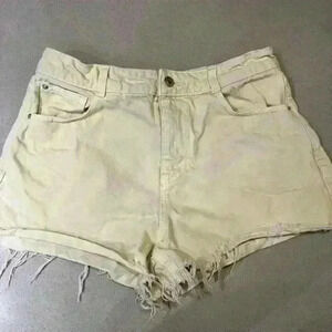 Zara yellow tye dye shorts